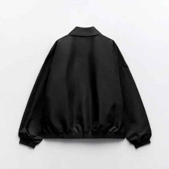 ZARA CONTRAST NYLON JACKET - Picture 2 of 2